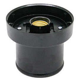 KastLite Twist Lock Post Top Fitter | Black Finish | Polycarbonate | Works with 4" Twist Lock Fitters