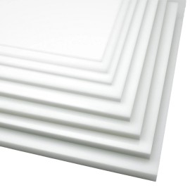 BuyPlastic Natural White HDPE Plastic Sheet  5/8" x 12" x 24"