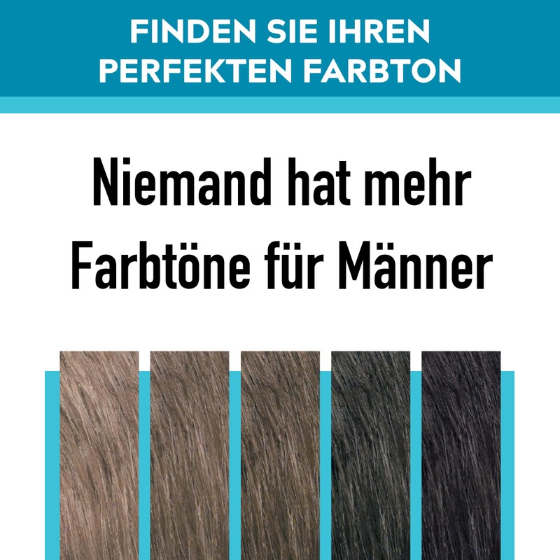 Just for Men Moustache and Beard Black Dye, Eliminates Grey