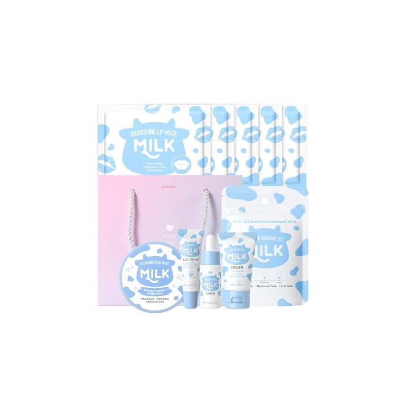 Milk Skincare Set For Kids Skin Care Products, Milk Skin