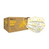 BeeSure BE2330 Floral Face Masks, Daisy Yellow (Pack of 50)