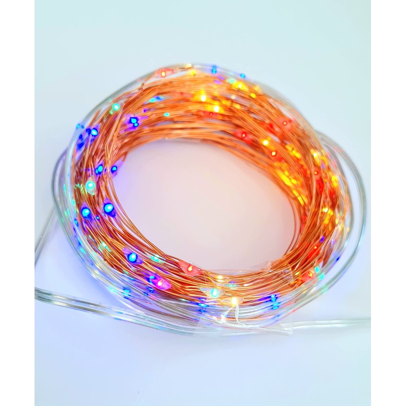 Caravan Flag Pole Lights (Multi Coloured) 12 Meters