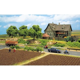 Busch 6022 Guard-Rail/Post Road Limits HO Scenery Scale Model Scenery