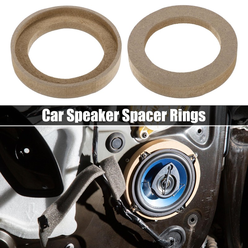 QUARKZMAN Universal 3.5 Inch Speaker Subwoofer Mounting Spacer Rings Pack