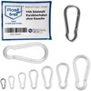 Pack of 10 Carabiner Hooks Small 3 mm Strong Carabiner