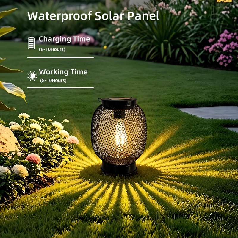 Solar Lanterns Outdoor Waterproof Garden Decor Gifts for Women Mom