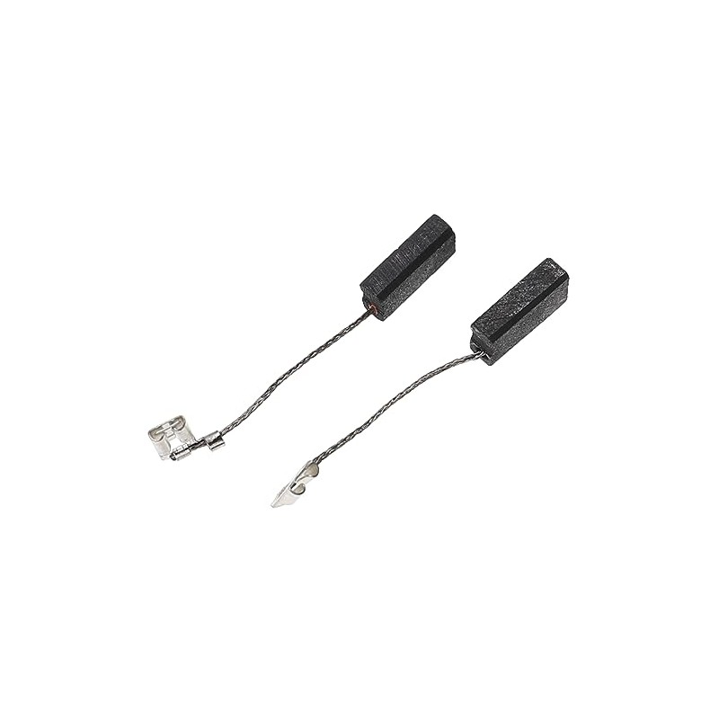 vhbw 2 x Carbon Brush Motor Carbon 4.8 x 9.8