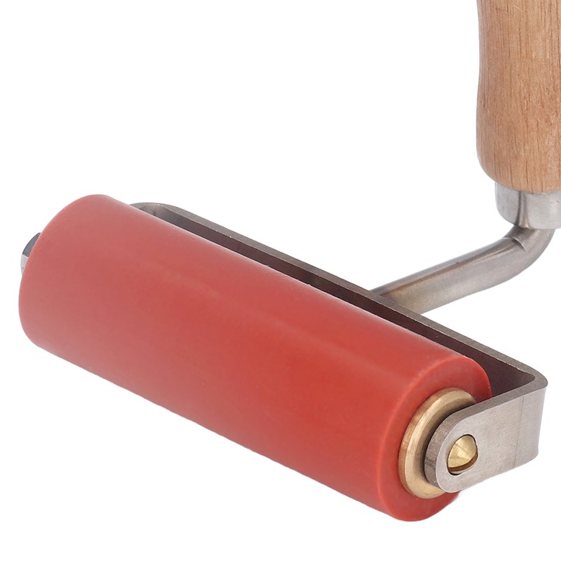 90mm 75° Bend Silicone Roller Handheld Pressure Roller Heat Resistant