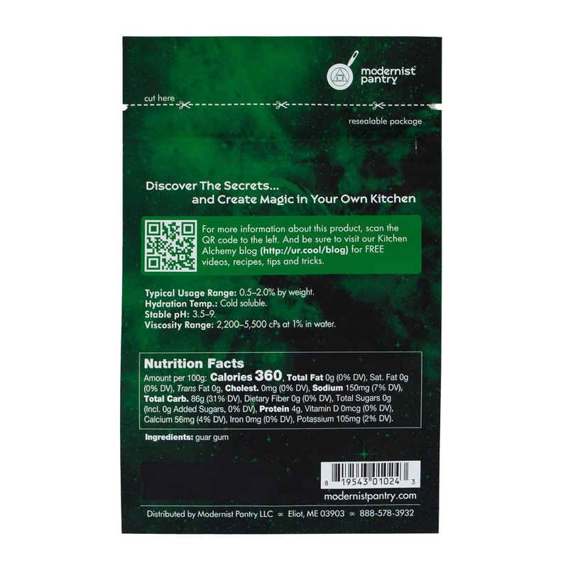 Pure Guar Gum ⊘ Non-GMO Vegan OU Kosher Certified -