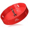 Hole Saw 6 1/8” (155mm) for Wood, HSS Bi-Metal Hole