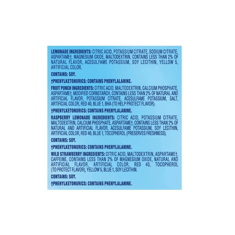 Crystal Light Variety Pack Drink Mix Packets 60 pk.