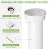PP15-6W Sink Strainer Tailpiece 1-1/2" Dia X 6" L Threaded