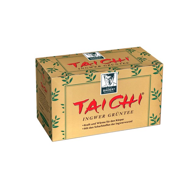 BADERs Tai Chi Ingwer Grüntee, Teemischung mit 50% Ingwer, 30%