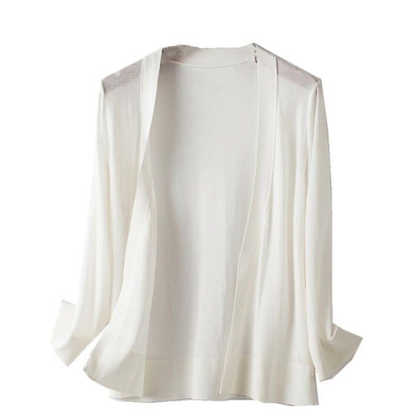 Loradouphi OL 210520 Long Sleeve Women's Cardigan, No Buttons, Lightweight,