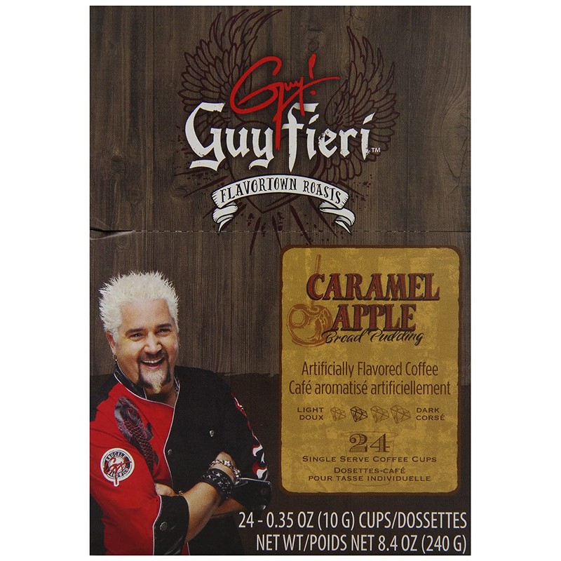 Guy Fieri Flavortown Roasts Coffee, Caramel Apple Bread Pudding, 24