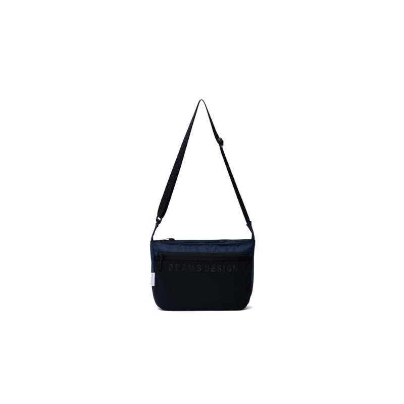 【BEAMS DESIGN】Elastic Mesh Shoulder Bag, navy, Free size