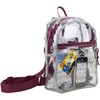 Eastsport 100% Transparent Clear MINI Backpack (10.5 by 8 by
