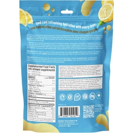 Organika Electrolytes Powder - Sabor Té Helado de Limón, Hidratación Sin Azúcar, 20 Sachets (3.5g Cada Uno) - Reposición de Electrolitos con Prebióticos y 100% de Vitamina C