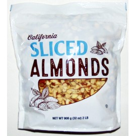 California Sliced Almonds 2LB Bag