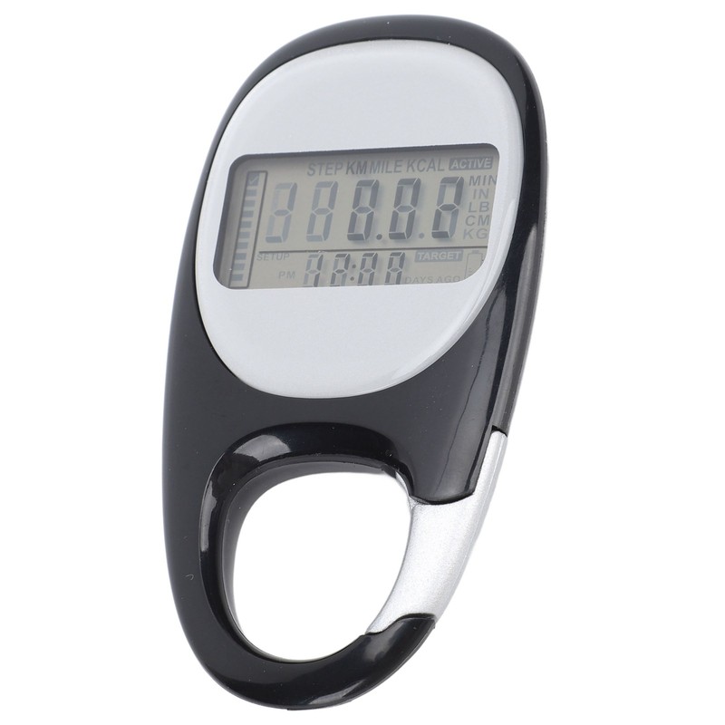 Walking Pedometer Multifunctional Memory Clip On Step Counter For Travel