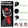 OICCTBF Red Helmet Quick Release Buckle,Stainless Steel Helmets Replacement Kit