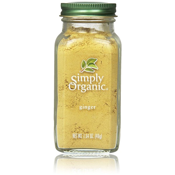 Simply Organic Ginger Root Ground Certified Organic, 1.64-Ounce Container