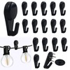 Light Hooks for Concrete Walls: 30 Pack Small Utility Wall-Mount