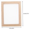 STOBOK 1set Double Layer Paper Frame Boys and Girls Artwork