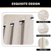 PrinceDeco Natural Linen Curtains 100% Blackout Linen Curtains for Bedroom