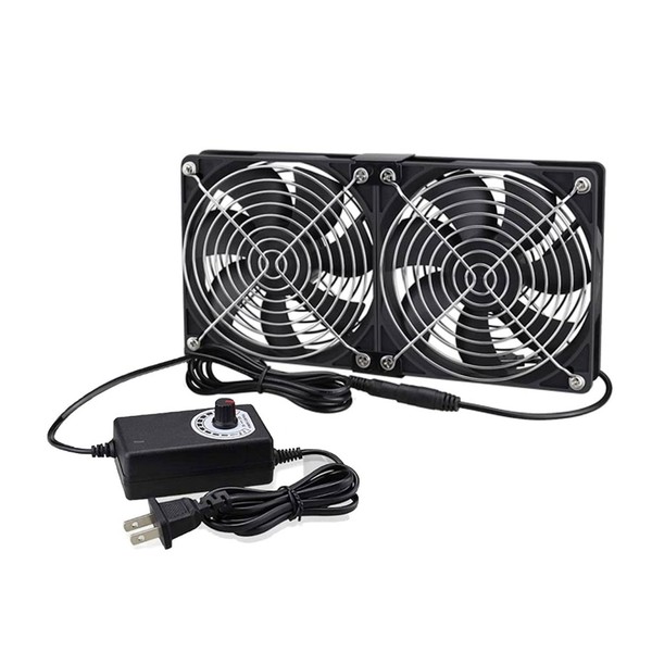 LUCKTE Dual Big Airflow 120mm * 240mm AXIAL Fans DC