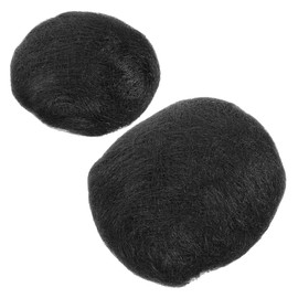 Gatuida 2 pcs Bun Hair Piece for Women Decorative Fake Hair Bun Extension Updo Hairpiece Soft Comfortable for Parties Weddings and Everyday Use