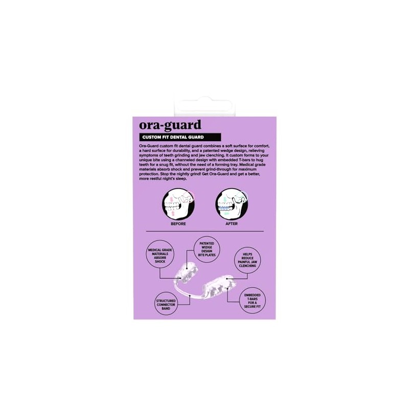 Dentemp Ora-Guard - Protector dental de ajuste personalizado, protector nocturno