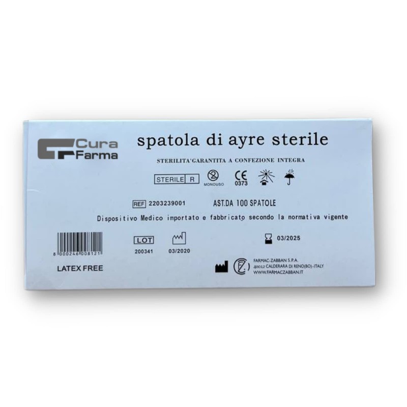 Cura Farma Ayre Sterile Wooden Spatulas for Paper Test Endocal