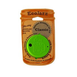 Ecojarz Silicone Drink Top for Wide-Mouth Mason Jars