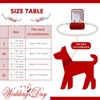 La La Pet® Detachable Pet Wedding Collar with Ring Bearer