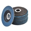 munirater 10 Pack Zirconia Flap Discs 4-1/2 for Angle Grinder