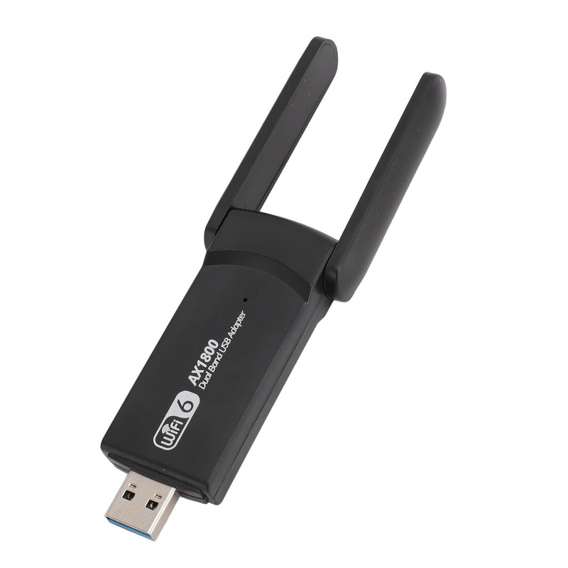 USB WiFi 6 Adapter 1800Mbps 2.4G 5G Dual Band Wireless