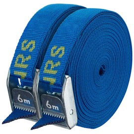NRS 2.5cm Heavy Duty Straps - 6m (Pair) - Iconic Blue