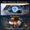 Hikity 4 Channel 2K Dash Cam for car, 360° View