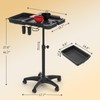 ABTSalon Magnetic Salon Tray on Wheels with 2 Magnetic Mixing