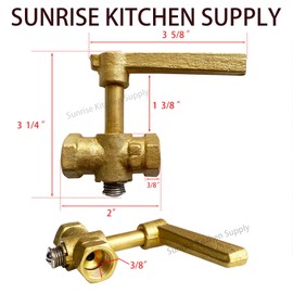 Sunrise Kitchen Supply Wok Range Gas Burner Valve (2)