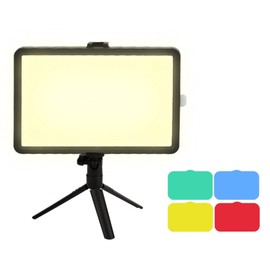 6 Inch Desk Small Square Fill Light LED Flat Panel Fill Light for Beauty Shooting Live Broadcast Room Plastic