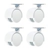 Needs CN-888 Just Stick Caster Set of 4, White