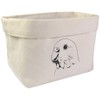 Large 'Budgie Side View' Canvas Organiser/Storage Bag (OR00033674)
