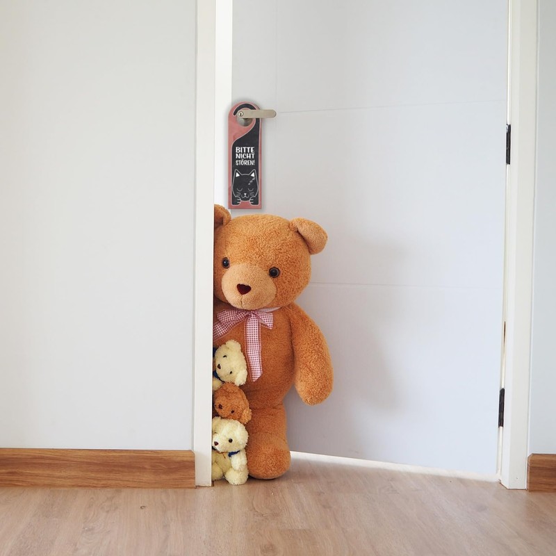 Komm doch rein oder Bitte nicht stören Door Hanger with