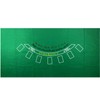 Blackjack Table Top Felt Layout - 36" x 72" Rectangle