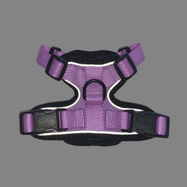Mr. Peanut's PurrTrek Reflective Cat Harness with Matching Leash, X Sm, Lilac