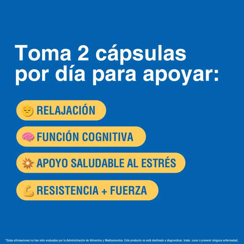 Ashwaga Root C120 Caps Mvpcare Sin Sabor