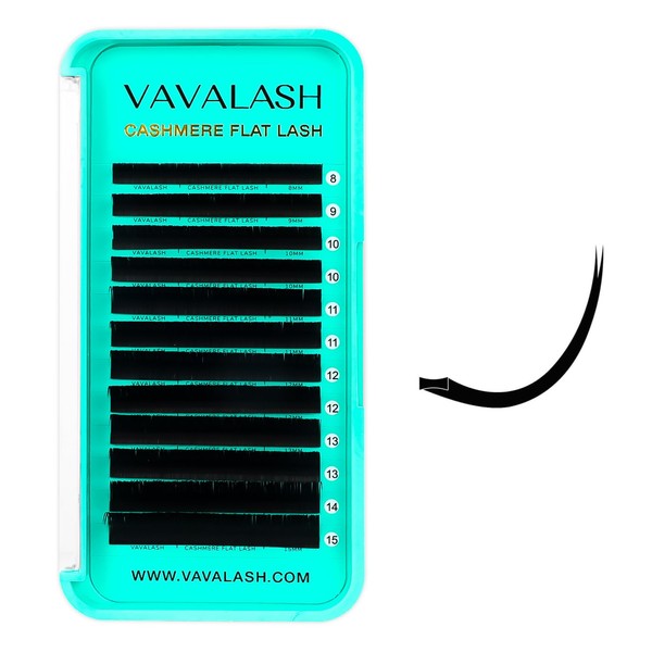 VAVALASH Cashmere Faux Mink Ellipse Flat Lashes 0.15 0.2mm C