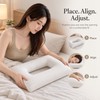 Ear Hole Pillow for Side Sleepers – Rectangular Ear Piercing
